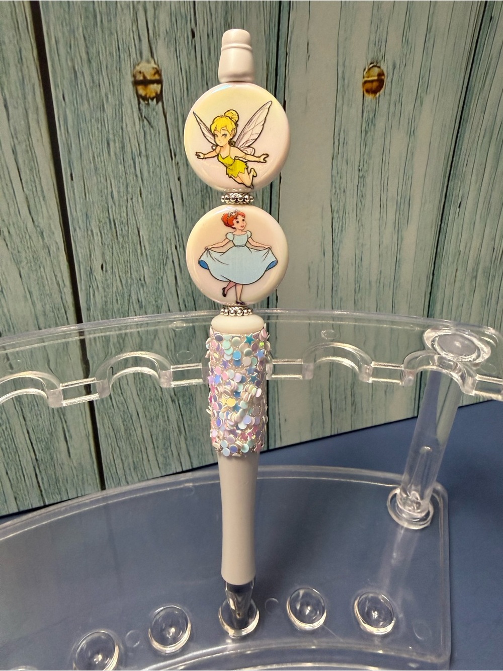 New Tinker Bell & Wendy Beaded Pen